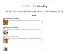 Tablet Screenshot of namelessfashionblog.com